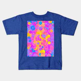 Colorful Bubbly Pattern Kids T-Shirt